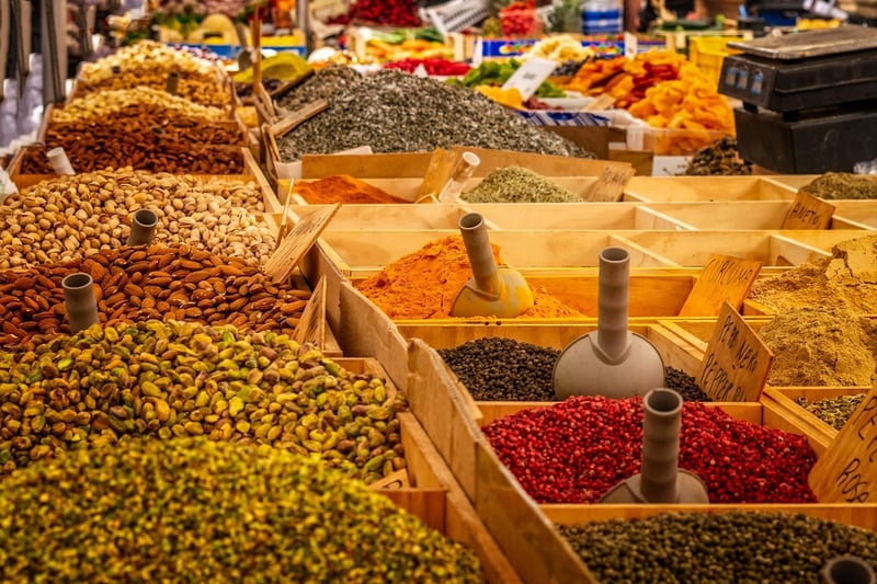 Aromatic herb displays